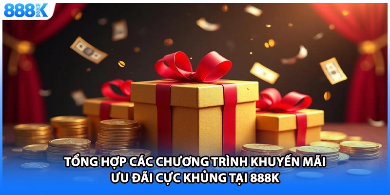 Tổng hợp các chương trình khuyến mãi ưu đãi cực khủng tại 888K