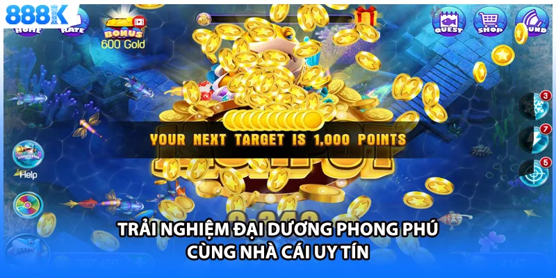 Trải nghiệm đại dương phong phú cùng nhà cái uy tín